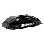 StopTech 07-10 Mazdaspeed3 Front BBK w/ Black ST-40 Calipers Slotted 332x32mm Rotors Pads and SS