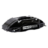 StopTech 07-10 Mazdaspeed3 Front BBK w/ Black ST-40 Calipers Slotted 332x32mm Rotors Pads and SS