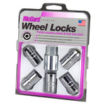 McGard Wheel Lock Nut Set - 5pk. (Cone Seat) M14X1.5 / 22mm Hex / 1.639in OAL - Chrome