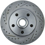 StopTech 68-73 Ford Mustang Select Sport Slotted & Drilled Front Right Rotor