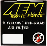 AEM 2.75 inch x 7 inch DryFlow Conical Air Filter (Special Order)