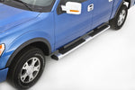 Lund 07-17 Chevy Silverado 1500 Crew Cab 6in. Oval Straight Chrome Nerf Bars - Chrome