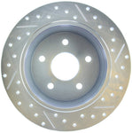 StopTech Select Sport 99-04 Jeep Grand Cherokee SportStop Slotted & Drilled Rear Right Rotor