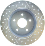 StopTech Select Sport 99-04 Jeep Grand Cherokee SportStop Slotted & Drilled Rear Right Rotor