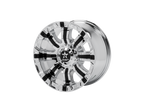 RBP 94R 17x9.0 8x170 BP / 5 BS 0mm Offset 129mm CB (Hub Centric) Chrome w/Black Inserts Wheel