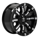 RBP 94R 18x10 8x170 BP / 5.5 BS 0mm Offset 129mm CB (Hub Centric) Black w/Chrome Inserts Wheel
