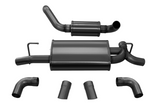 Corsa 18+ Jeep Wrangler JL 2.5in Dual Rear Turn Down Exit Black Touring Axle-Back Exhaust