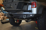 DV8 Offroad 07-18 Jeep Wrangler JK Rear Bumper Full Length