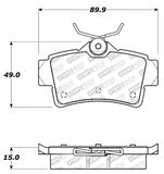 StopTech Street Select Brake Pads - Front/Rear