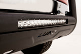 Lund 07-17 Jeep Wrangler Bull Bar w/Light & Wiring - Black