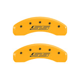 MGP 4 Caliper Covers Engraved Front & Rear Gen 5/SS Yellow finish black ch