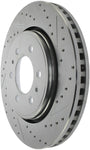 StopTech 07-17 Lincoln Navigator / Ford Expedition Sport Slotted & Drilled Left Front Brake Rotor