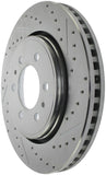 StopTech 07-17 Lincoln Navigator / Ford Expedition Sport Slotted & Drilled Left Front Brake Rotor