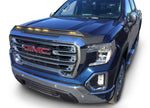 AVS 2019 GMC Sierra 1500 Aeroskin Low Profile Hood Shield w/ Lights - Black