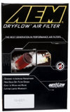 AEM 2-3/4in x 6-7/8in Oval DryFlow Air Filter