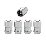 McGard Wheel Lock Nut Set - 4pk. (Cone Seat) 1/2-20 RH-LH / 13/16 Hex / 1.46in. Length - Chrome