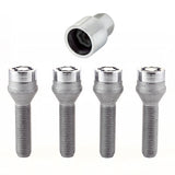 McGard Wheel Lock Bolt Set - 4pk. (Cone Seat) M12X1.5 / 21mm Hex / 36.3mm Shank Length - Chrome