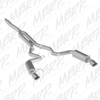 MBRP XP Series Cat-Back Exhaust w/ Y-Pipe - Race Version (2015-2021 Mustang EcoBoost)