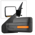 Xtune Ford F150 07-14 Power Heated Amber LED Signal OE Mirror Left MIR-03349EH-P-L