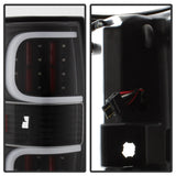 xTune Ford F150 09-14 LED Tail Lights - Black ALT-ON-FF15009-LBLED-BK