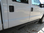 RBP RX-7 Step Bars 99-16 F250/350/450/550 Super Duty Crew Cab 6.75ft. Box - Black