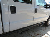 RBP RX-7 Step Bars 99-16 F250/350/450/550 Super Duty Crew Cab 6.75ft. Box - Black