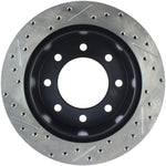 StopTech 00-08 Chevy Avalanche Slotted & Drilled Left Rear Rotor