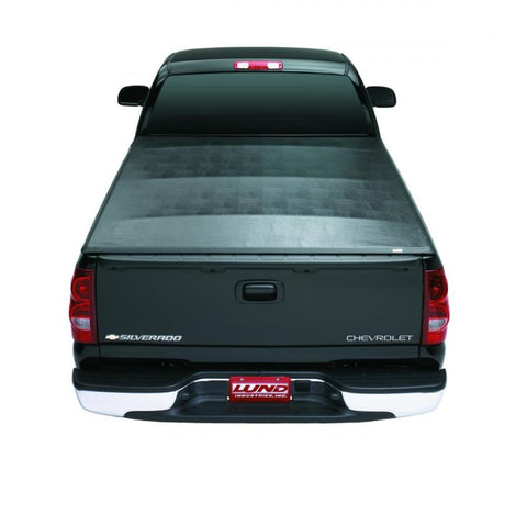 Lund 07-17 Chevy Silverado 1500 (8ft. Bed) Genesis Seal & Peel Tonneau Cover - Black
