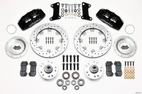 Wilwood Dynapro 6 Front Hub Kit 12.19in Drill-Zinc 67-69 Camaro 64-72 Nova Chevelle
