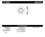 StopTech 11/05 Infiniti FX35/45 SportStop Slotted & Drilled Front Left Rotor