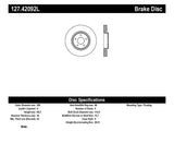 StopTech 11/05 Infiniti FX35/45 SportStop Slotted & Drilled Front Left Rotor