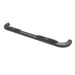 Lund 07-17 Jeep Wrangler (2Dr) 4in. Oval Curved Steel Nerf Bars - Black