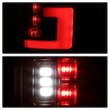 Spyder 17-18 Ford F-250 SD (w/Blind Spot Sensor) LED Tail Lights - Blk (ALT-YD-FS17BS-LED-BK)