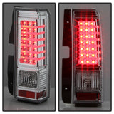 Xtune Hummer H3 06-09 ( Non H3T ) LED Tail Lights Chrome ALT-ON-HH306-LED-C