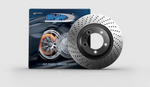 SHW 15-19 Porsche 911 Carrera 4 GTS 3.0L w/o Ceramic Brakes Left Rear Cross-Drilled MB Brake Rotor