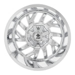 RBP 65R Glock 22x14 5x127 BP / 4.5 BS -76mm Offset 78mm CB (Hub Centric) Chrome Wheel