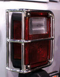 Rampage 2007-2018 Jeep Wrangler(JK) Taillight Guards - Stainless