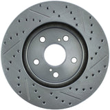 StopTech Select Sport Select Sport 06-15 Lexus IS250 Sport Slotted & Drilled Front Right Rotor