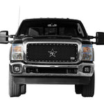 RBP RX-5 Halo Series Studded Frame 1pc. Grille 11-16 Ford Super Duty F250/F350 - Black