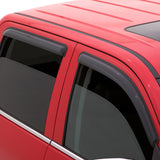 AVS 2018 Jeep Wrangler Unlimited (4-Door) Ventvisor Outside Mount Window Deflectors 4pc - Smoke