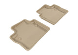 3D MAXpider 2007-2016 Volvo S80 Kagu 2nd Row Floormats - Tan