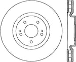 StopTech 03-06 Mitsubishi Evolution SportStop Cryo Slotted & Drilled Front Right Rotor