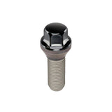 McGard Hex Lug Bolt (Cone Seat) M12X1.25 / 17mm Hex / 25.6mm Shank Length (Box of 50) - Black