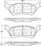 StopTech Street Select Brake Pads - Front/Rear