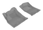 3D MAXpider 2005-2011 Toyota Tacoma Reg/ACS/DBL Cab Kagu 1st Row Floormat - Gray