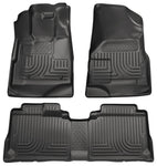 Husky Liners 09-12 Ford Escape/Mazda Tribute (Base/Hybrid) WeatherBeater Combo Black Floor Liners