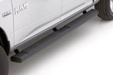 Lund 09-15 Dodge Ram 1500 Crew Cab (Built Before 7/1/15) 6in. Oval Straight Black Nerf Bars - Black