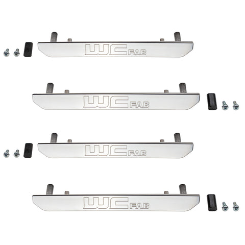 Wehrli 2020+ GMC 2500/3500HD Fender Flare Marker Light Delete Kit w/Logo - Raw Finish