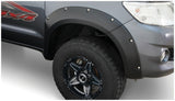 Bushwacker 11-13 Toyota Hilux Pocket Style Flares 4pc 59.8in Bed - Black