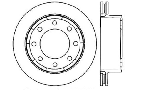 StopTech 00-08 Chevy Avalanche Slotted & Drilled Right Rear Rotor